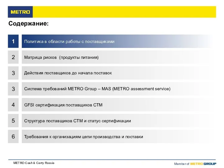 Содержание: 1 Политика в области работы с поставщиками 2 Матрица