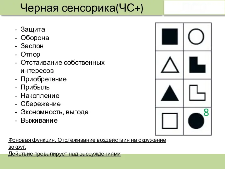 Черная сенсорика(ЧС+) ЛСЭ Защита Оборона Заслон Отпор Отстаивание собственных интересов