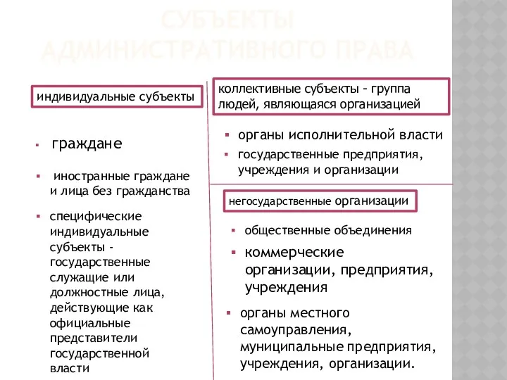 иностранные граждане и лица без гражданства специфические индивидуальные субъекты -