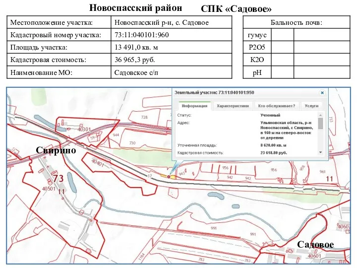 СПК «Садовое» Новоспасский район Свирино Садовое