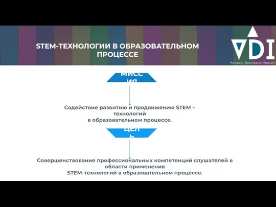 ЦЕЛЬ 2007 2012 МИССИЯ Содействие развитию и продвижению STEM –