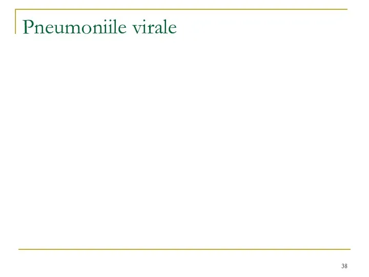 Pneumoniile virale