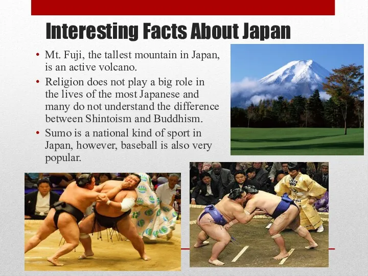 Interesting Facts About Japan Mt. Fuji, the tallest mountain in