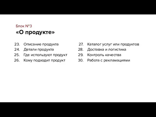 Описание продукта Детали продукта Где используют продукт Кому подходит продукт