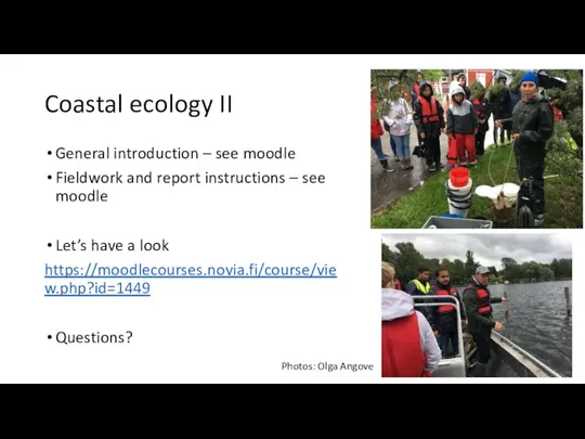 Coastal ecology II