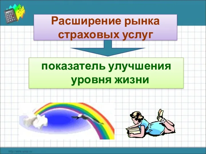 Расширение рынка страховых услуг показатель улучшения уровня жизни