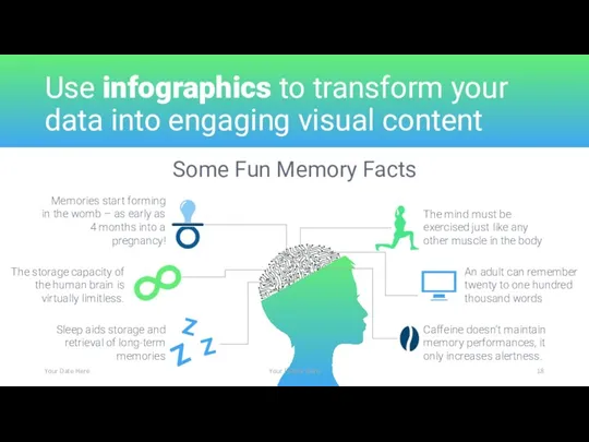 Use infographics to transform your data into engaging visual content