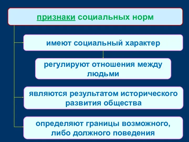 признаки социальных норм имеют социальный характер регулируют отношения между людьми