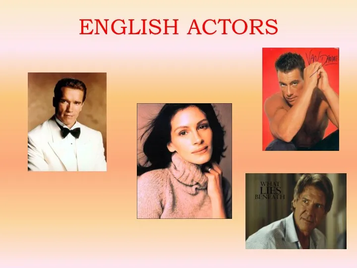 ENGLISH ACTORS