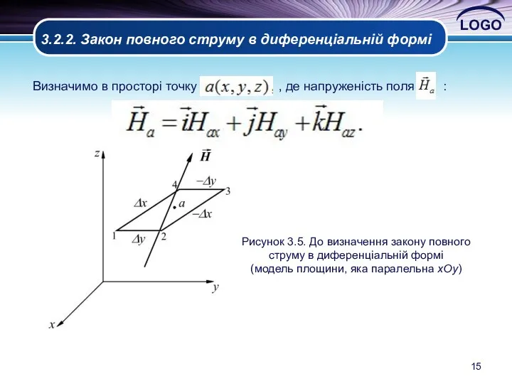 . . 3.2.2. Закон повного струму в диференціальній формі Визначимо