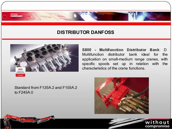 DISTRIBUTOR DANFOSS S800 - Multifunction Distributor Bank: D Multifunction distributor