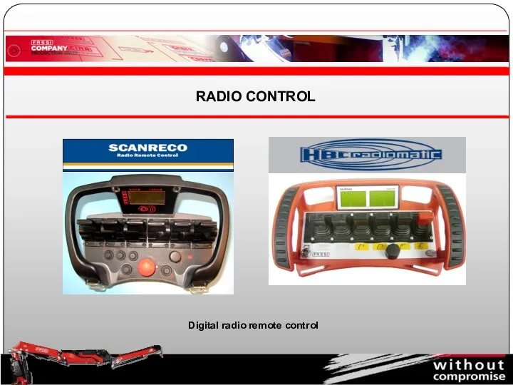 Digital radio remote control RADIO CONTROL