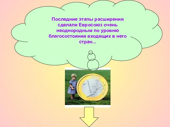 Последние этапы расширения сделали Евросоюз очень неоднородным по уровню благосостояния входящих в него стран...