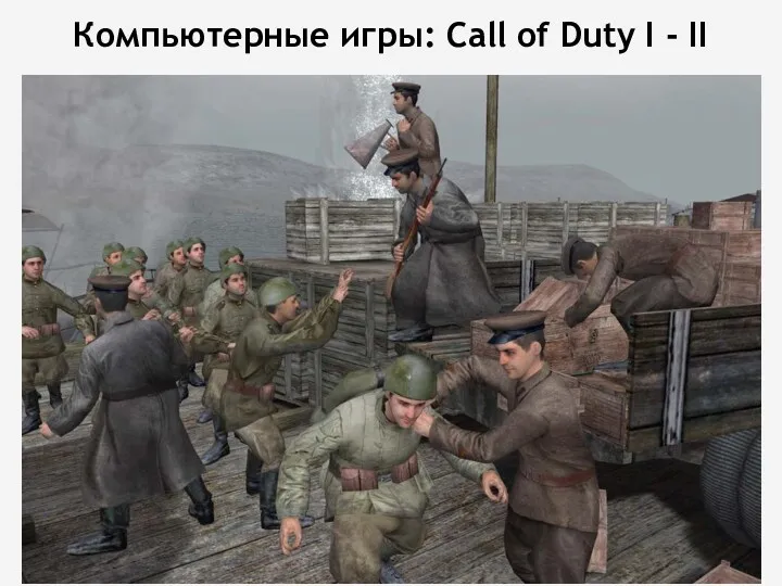 Компьютерные игры: Call of Duty I - II