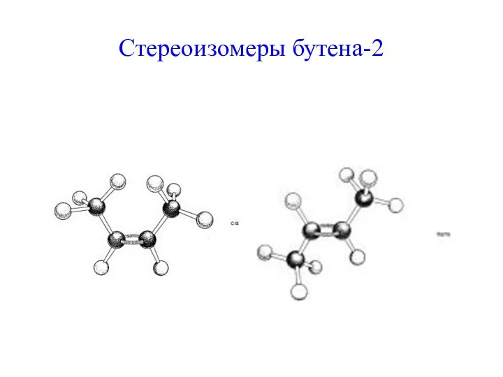 Стереоизомеры бутена-2