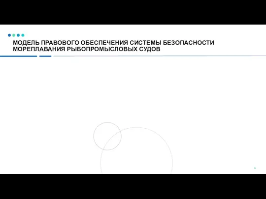 МОДЕЛЬ ПРАВОВОГО ОБЕСПЕЧЕНИЯ СИСТЕМЫ БЕЗОПАСНОСТИ МОРЕПЛАВАНИЯ РЫБОПРОМЫСЛОВЫХ СУДОВ