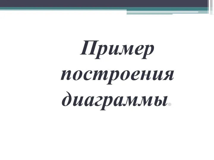 Пример построения диаграммы.