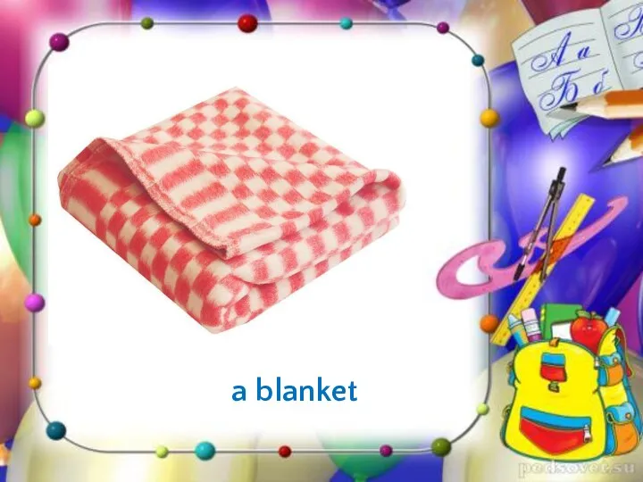 a blanket