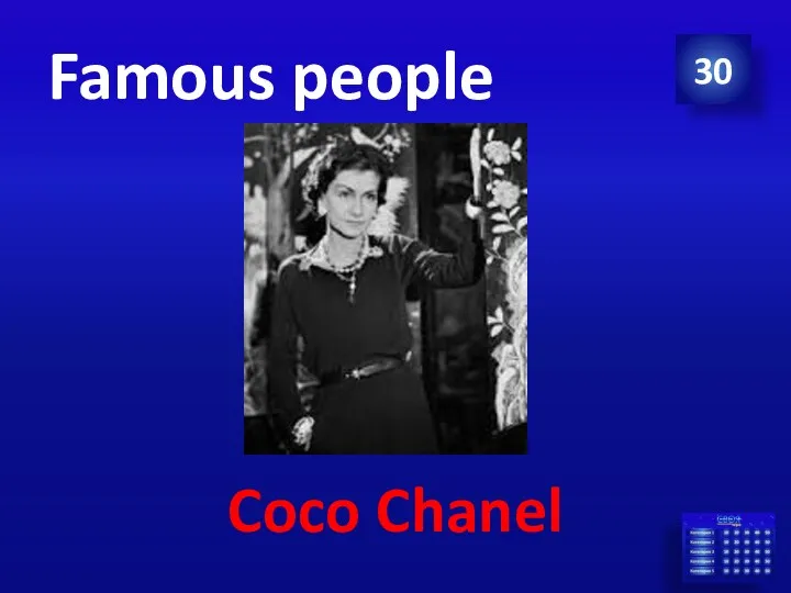 Famous people Coco Chanel 30