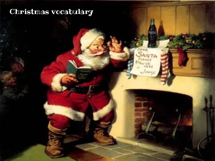 christmas vocabulary