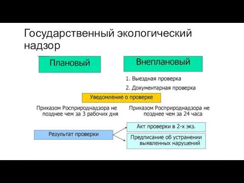 Государственный экологический надзор