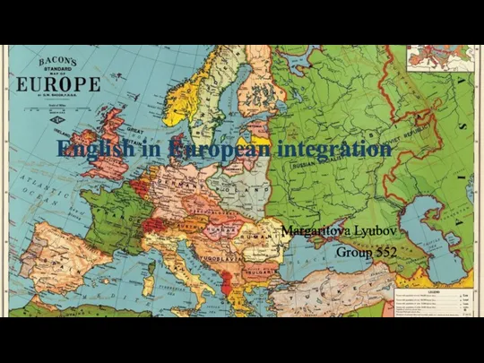English in European integration