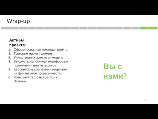 Wrap-up 9 3 месяца Вы с нами?