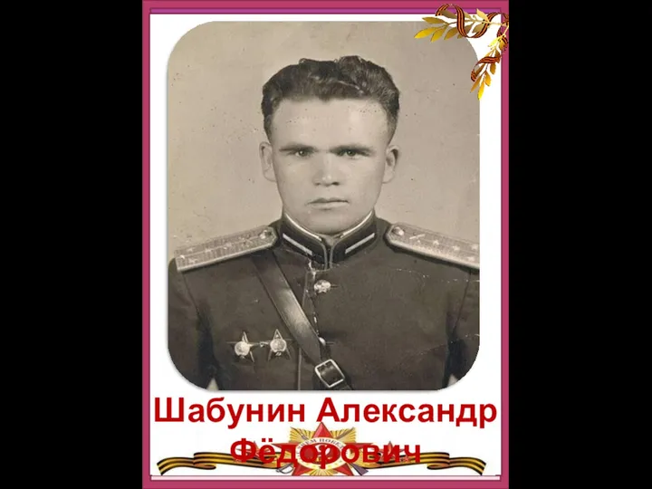 Шабунин Александр Фёдорович