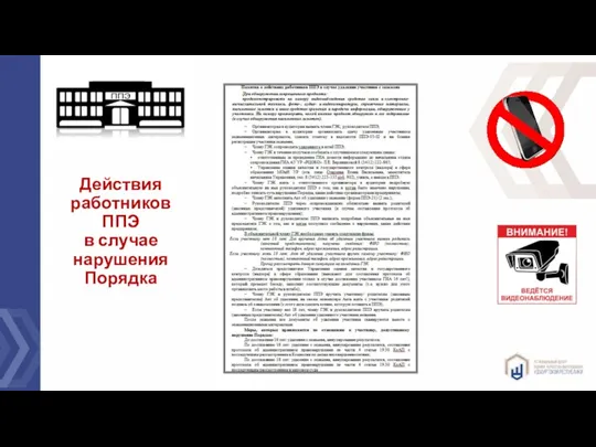 Действия работников ППЭ в случае нарушения Порядка