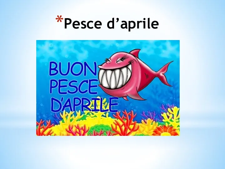 Pesce d’aprile