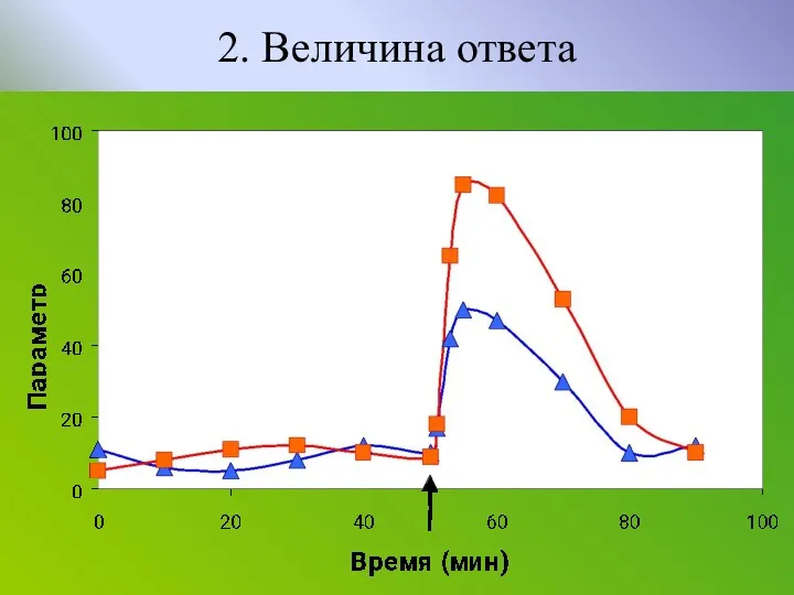 2. Величина ответа