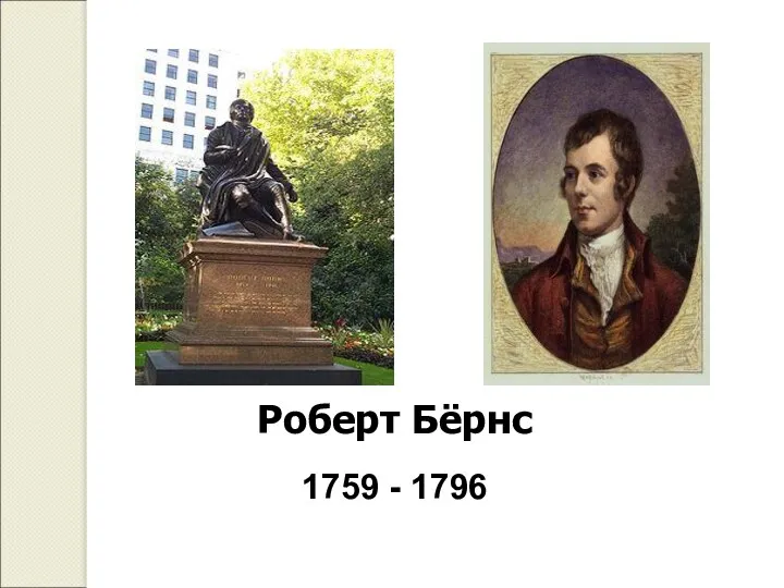 Роберт Бёрнс 1759 - 1796