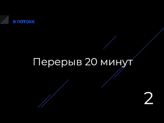 Перерыв 20 минут