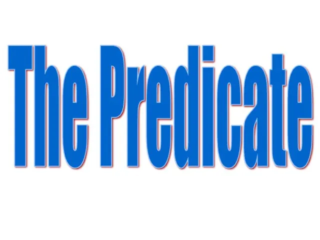 The Predicate