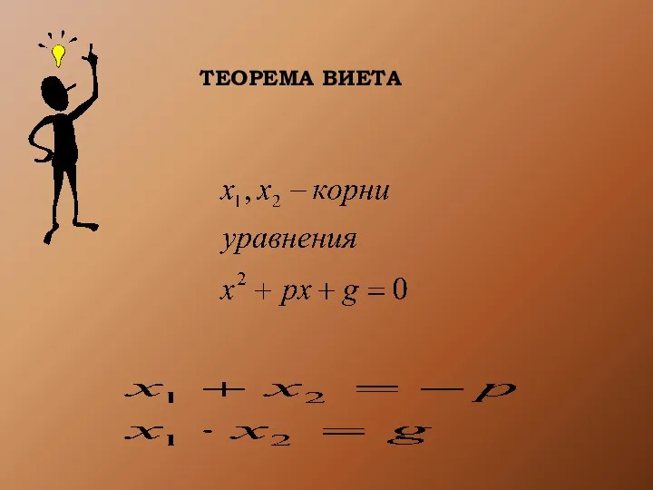 ТЕОРЕМА ВИЕТА