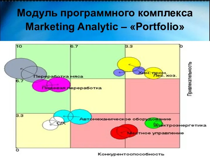 Модуль программного комплекса Marketing Analytic – «Portfolio»