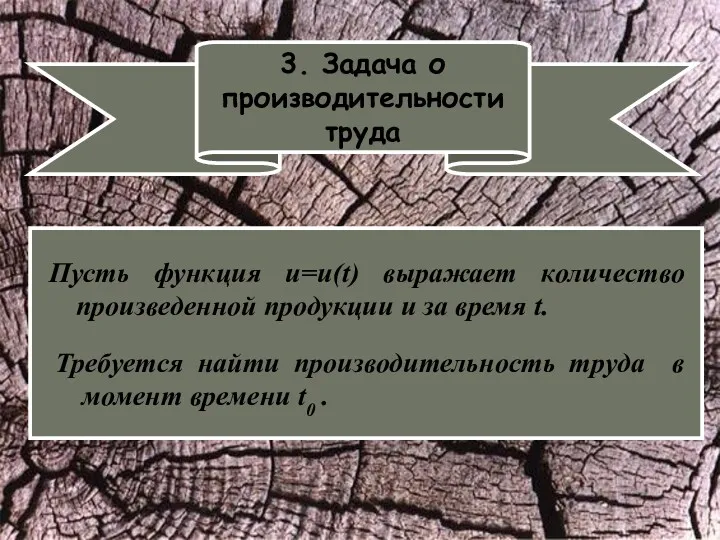 3. Задача о производительности труда Пусть функция u=u(t) выражает количество