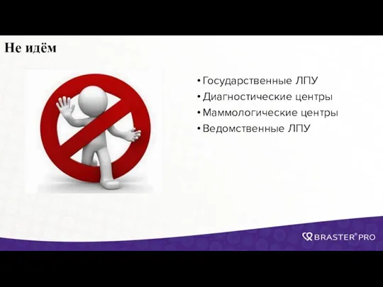 Не идём Государственные ЛПУ Диагностические центры Маммологические центры Ведомственные ЛПУ