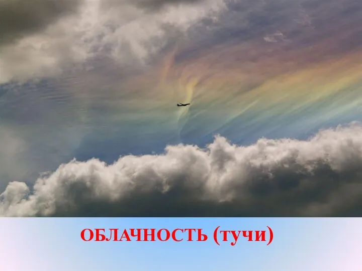 ОБЛАЧНОСТЬ (тучи)