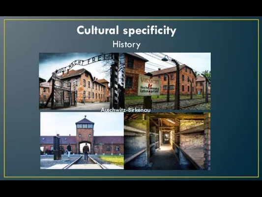 Cultural specificity History Auschwitz-Birkenau