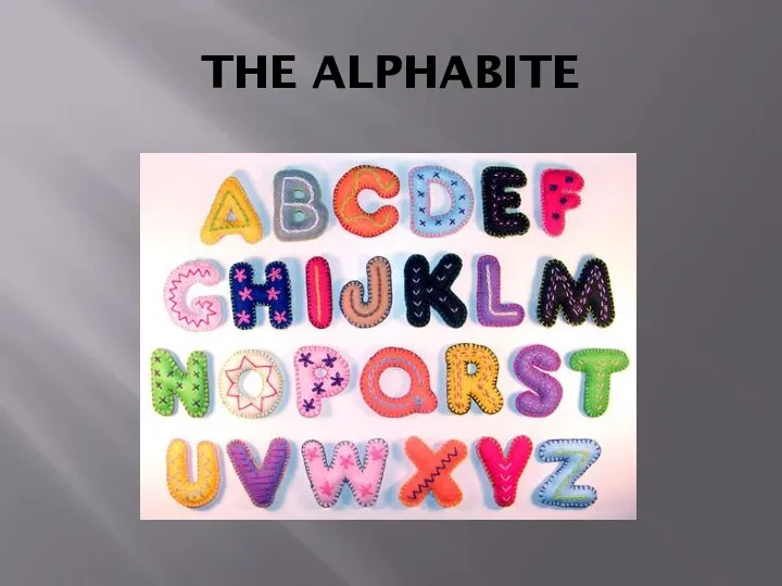 THE ALPHABITE