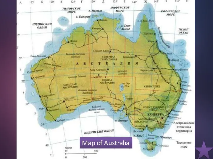 Map of Australia