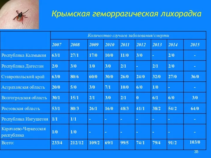 Крымская геморрагическая лихорадка