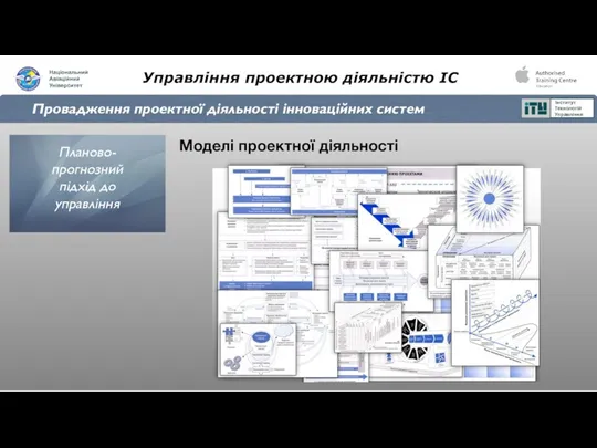 Управління проектною діяльністю ІС Провадження проектної діяльності інноваційних систем Моделі проектної діяльності