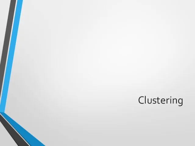 Clustering