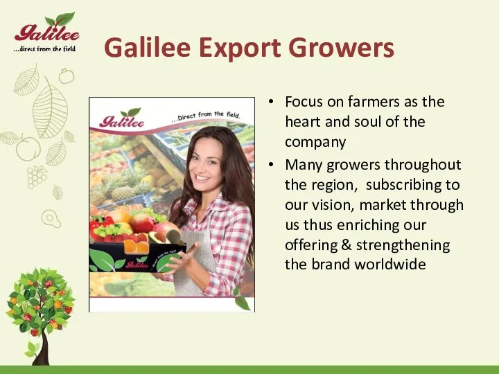 Galilee Export Growers Focus on farmers as the heart and