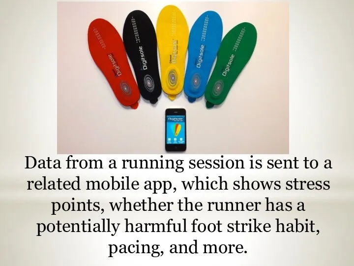 Data from a running session is sent to a related