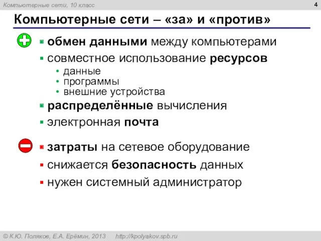 Компьютерные сети – «за» и «против» обмен данными между компьютерами