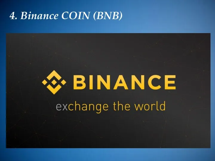 4. Binance COIN (BNB)