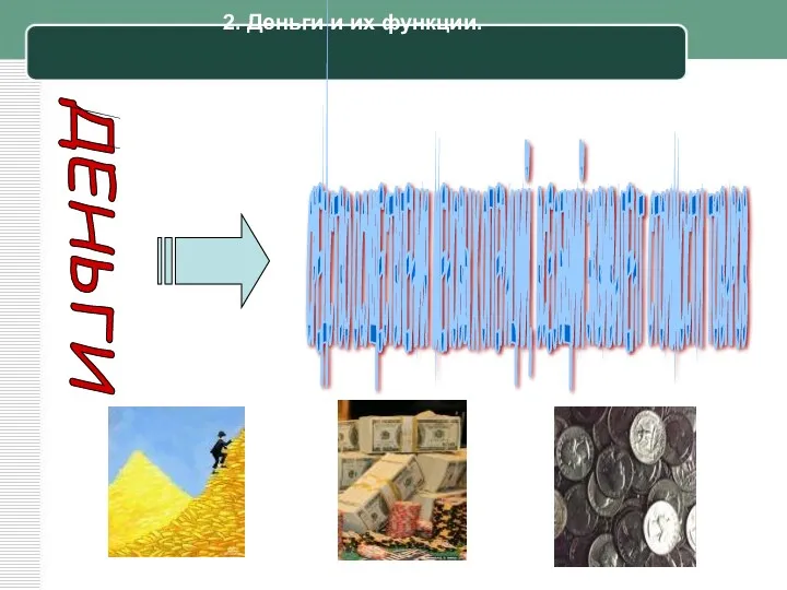 2. Деньги и их функции. ДЕНЬГИ СРЕДСТВО ОСУЩЕСТВЛЕНИЯ МЕНОВЫХ ОПЕРАЦИЙ, ВСЕОБЩИЙ ЭКВИВАЛЕНТ СТОИМОСТИ ТОВАРОВ